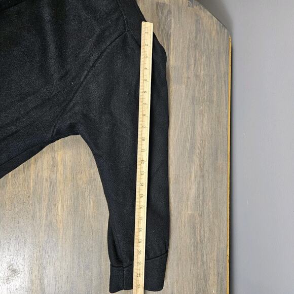 Vintage Wool Long Overcoat Women 8 Black Long Double Breasted 80s Made In USA - Picture 6 of 7